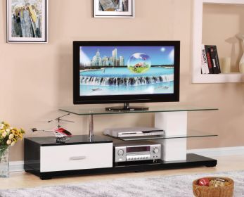 TV Stand in White & Black 91140