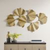 Gold Foil Metal Ginkgo Leaf Wall Decor