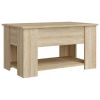 Coffee Table Sonoma Oak 31.1"x19.3"x16.1" Engineered Wood