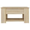 Coffee Table Sonoma Oak 31.1"x19.3"x16.1" Engineered Wood