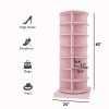 360 pink rotating shoe cabinet with 7 layers can accommodate up to 35 Paris shoes