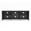 TV Stand Storage Media Console Entertainment Center,Tradition Black