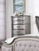 ACME Ausonia Chest, Antique Platinum Finish BD00607