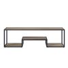 ACME Idella TV Stand in Rustic Oak & Black Finish LV00888