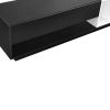 ON-TREND Sleek and Stylish TV Stand with Perfect Storage Solution, Two-tone Media Console for TVs Up to 80'', Functional TV Cabinet with Versatile Com