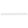 Wall Shelves 2 pcs White 39.4"x3.5"x1.2"