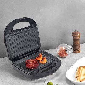 Double-sided Heating Electric Sandwich Pan (Option: Black-UK)