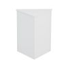 Triangle Bathroom Storage Cabinet with Adjustable Shelves, Freestanding Floor Cabinet for Home Kitchen