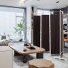 6 Feet 6-Panel Room Divider with Steel Support Base