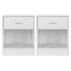 2pcs Night Stands with Drawer XH