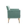 COOLMORE Accent Chair ,leisure single sofa with Rose Golden feet