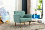 COOLMORE Accent Chair ,leisure single sofa with Rose Golden feet