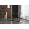 Bar Stools Set of 2 Counter Height Adjustable velvet Padded 360¬∞ Swivel Bar Chairs Modern Industrial Style Barstool for Home Kitchen Island(2PCS/CTN)