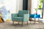 COOLMORE Accent Chair ,leisure single sofa with Rose Golden feet