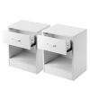 2pcs Night Stands with Drawer XH