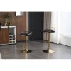 Bar Stools Set of 2 Counter Height Adjustable velvet Padded 360¬∞ Swivel Bar Chairs Modern Industrial Style Barstool for Home Kitchen Island(2PCS/CTN)