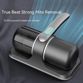 Bed Wireless Mites Instrument Rechargeable Household UV Sterilization Dehumidification Vacuum Cleaner (Option: Gray Silver-English Packaging)