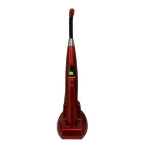 Dental Color Rechargeable UV Curing Lamp (Option: Red-US)