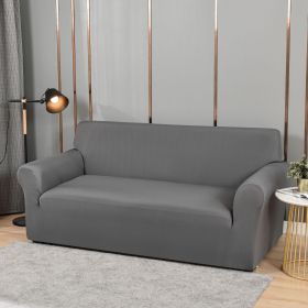 Sofa Cover All-inclusive Non-slip Sofa Slipcover Fabric Craft General (Option: Smoky Gray-Double)