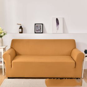 Sofa Cover All-inclusive Non-slip Sofa Slipcover Fabric Craft General (Option: Camel-Four People)