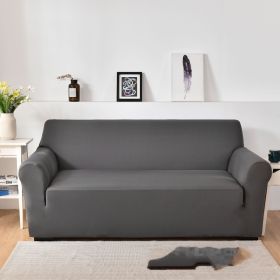 Sofa Cover All-inclusive Non-slip Sofa Slipcover Fabric Craft General (Option: Gray-Four People)